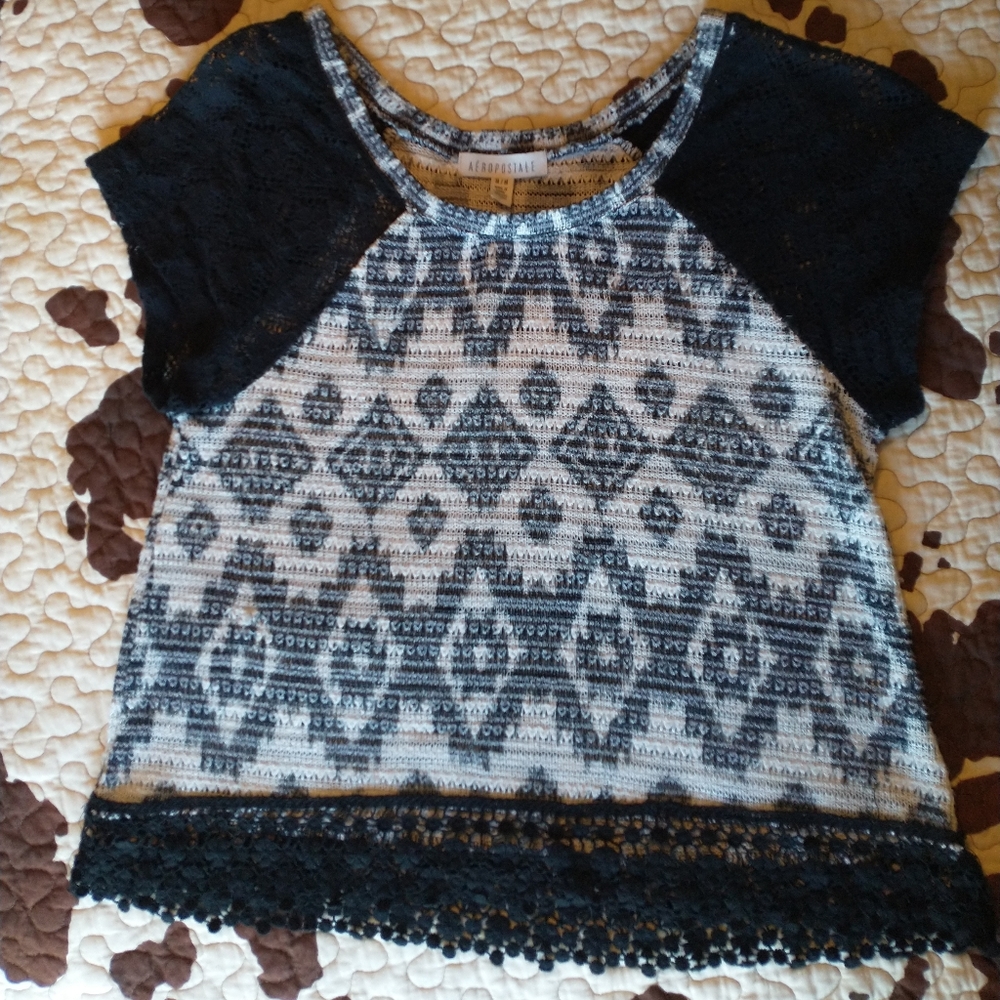 Lace crop top